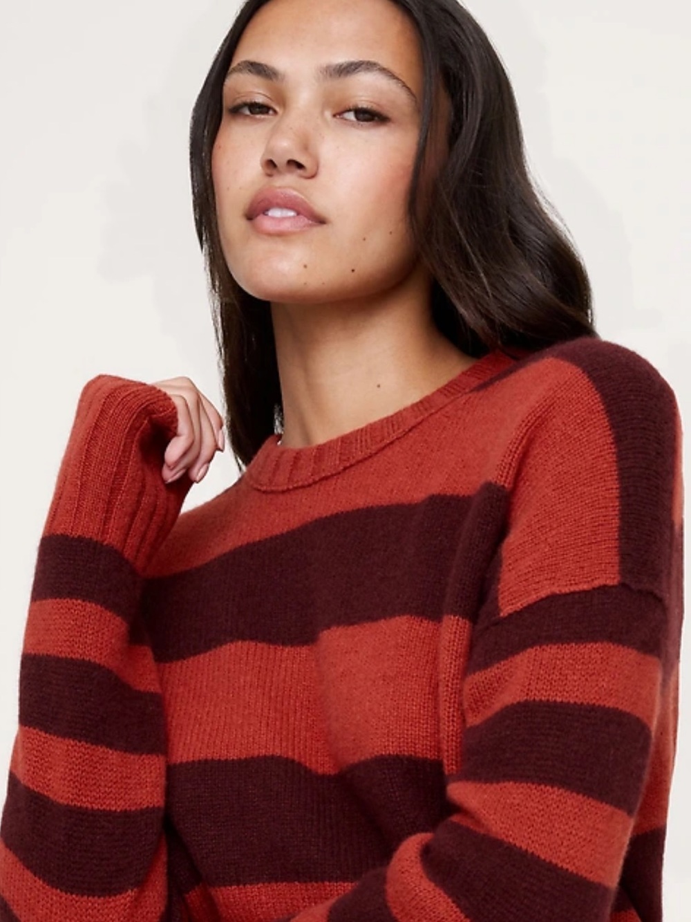 Banana Republic Stripe Cashmere Sweater